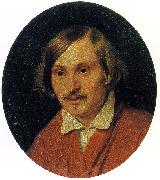 Alexander Ivanov Portrait of Nikolai Gogol oil on canvas